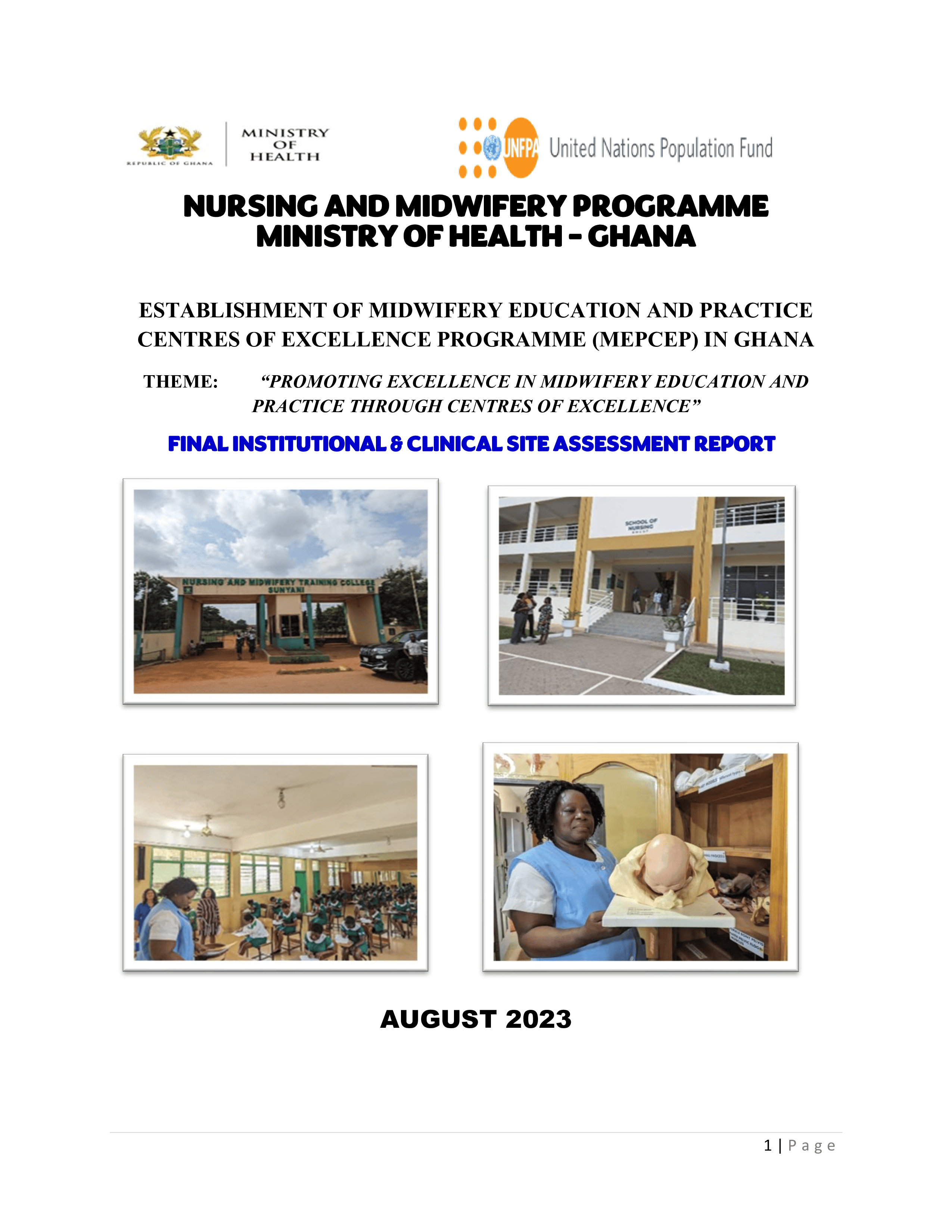 PROMOTING EXCELLENCE IN MIDWIFERY EDUCATION AND  PRACTICE THROUGH CENTRES OF EXCELLENCE